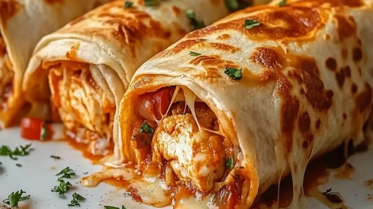 Baked-Chicken-Chimichangas