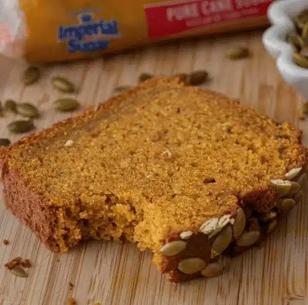 Delicious Starbucks pumpkin loaf served fresh and moist