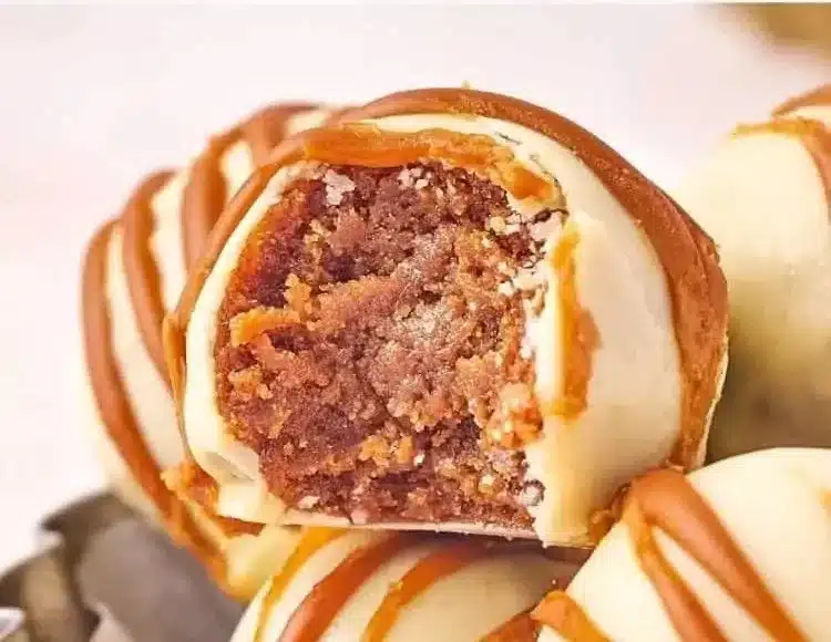 Delicious no-bake Biscoff truffles with a creamy texture and golden flavor